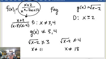 28b. The Domain of a Composite Function (6:03)