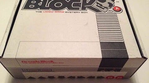 Arcade Block-  July 2016 Subscription box Unboxing and Review