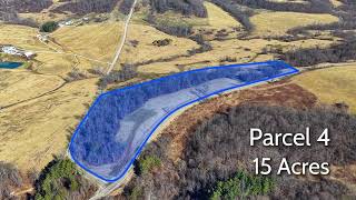 127 Acres for Sale in Morgan County Ohio 6 Tracts on SR 376