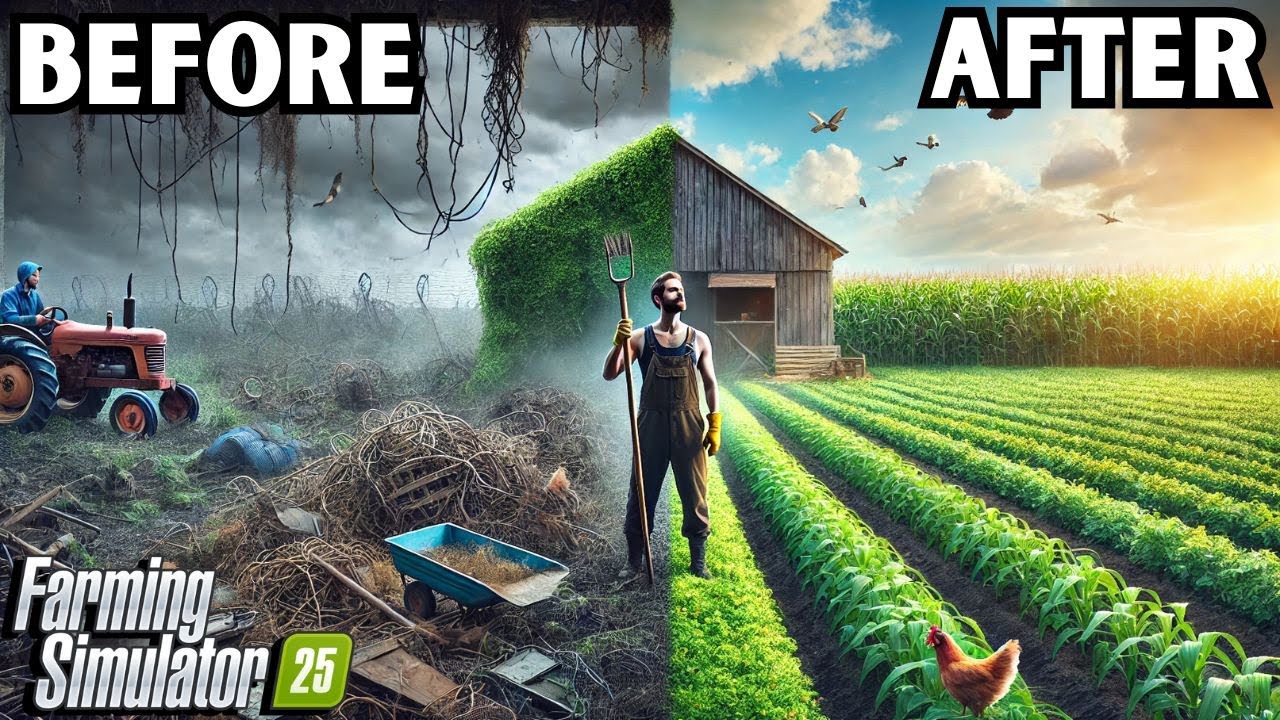 I spent 4 years Building The Ultimate 10 Acre Farm? | Farming Simulator 25