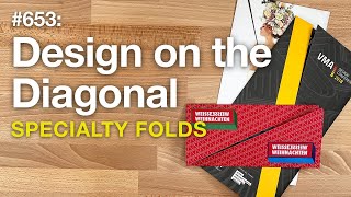Diagonal Folds for Inspired Designs –FOW #653