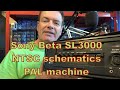 Working on a sony beta portable sl3000 part 2