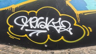 Graffiti Letters Blue Piece Character