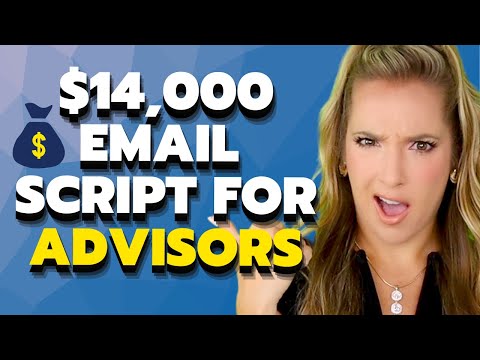 $14,000 Radio Silent Email Script for Financial Advisors