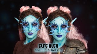 Elfe bleu Halloween makeup - By Indy