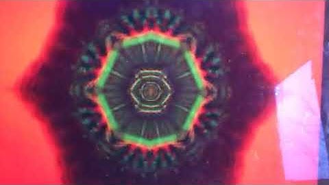 generative Max MSP/ Jitter Feedback Flower