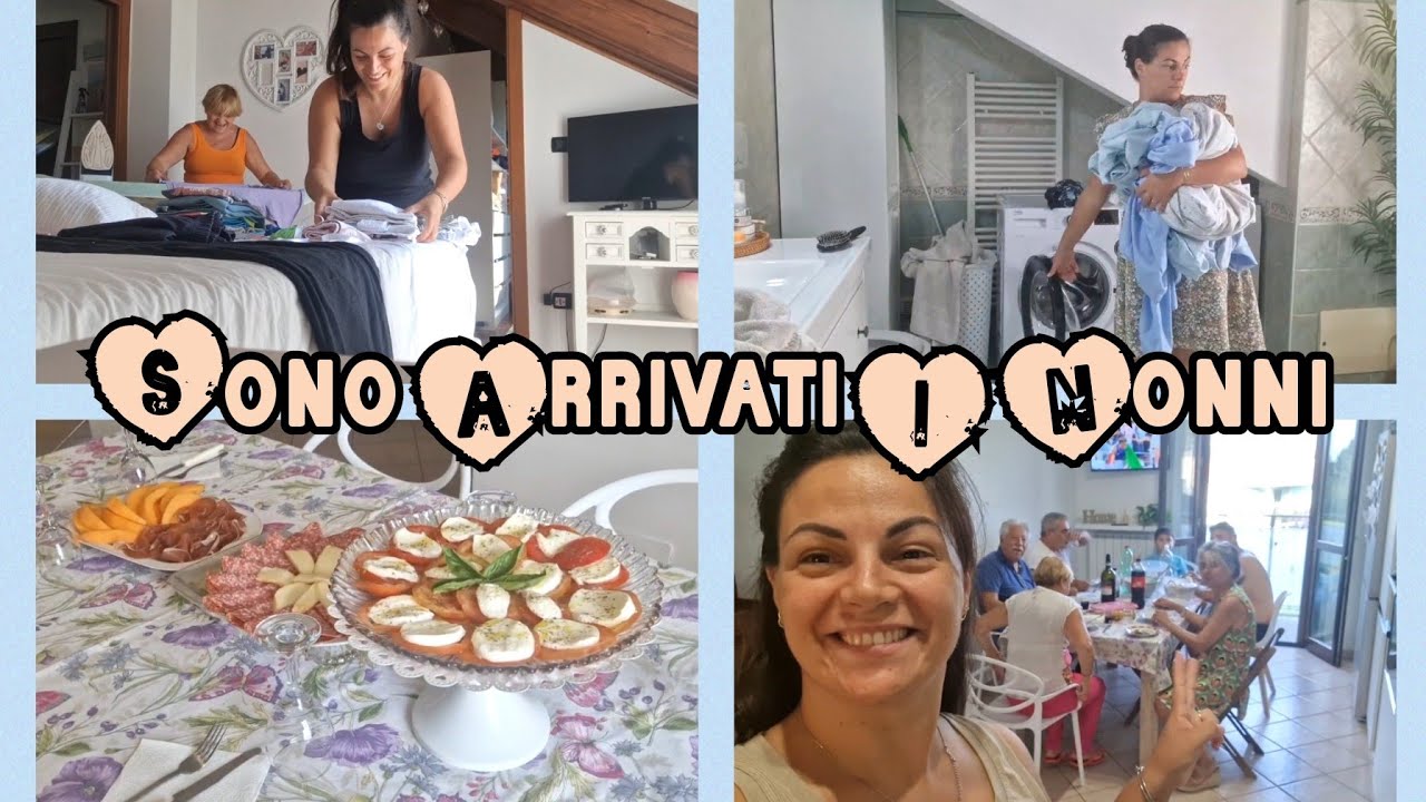 Pranzetto estivo a casa mia 🏠 /Sono arrivati i nonni❤️