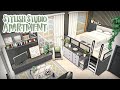 Stylish Studio Apartment 🖤 | The Sims 4: Apartment Speed Build