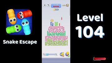 Snake Escape Level 104 Walkthrough 🐍 | Calm Puzzle Escape Game | SolutionGuruji