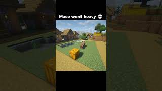 Mace went heavy, Farmer went heavier 💀 #minecraft