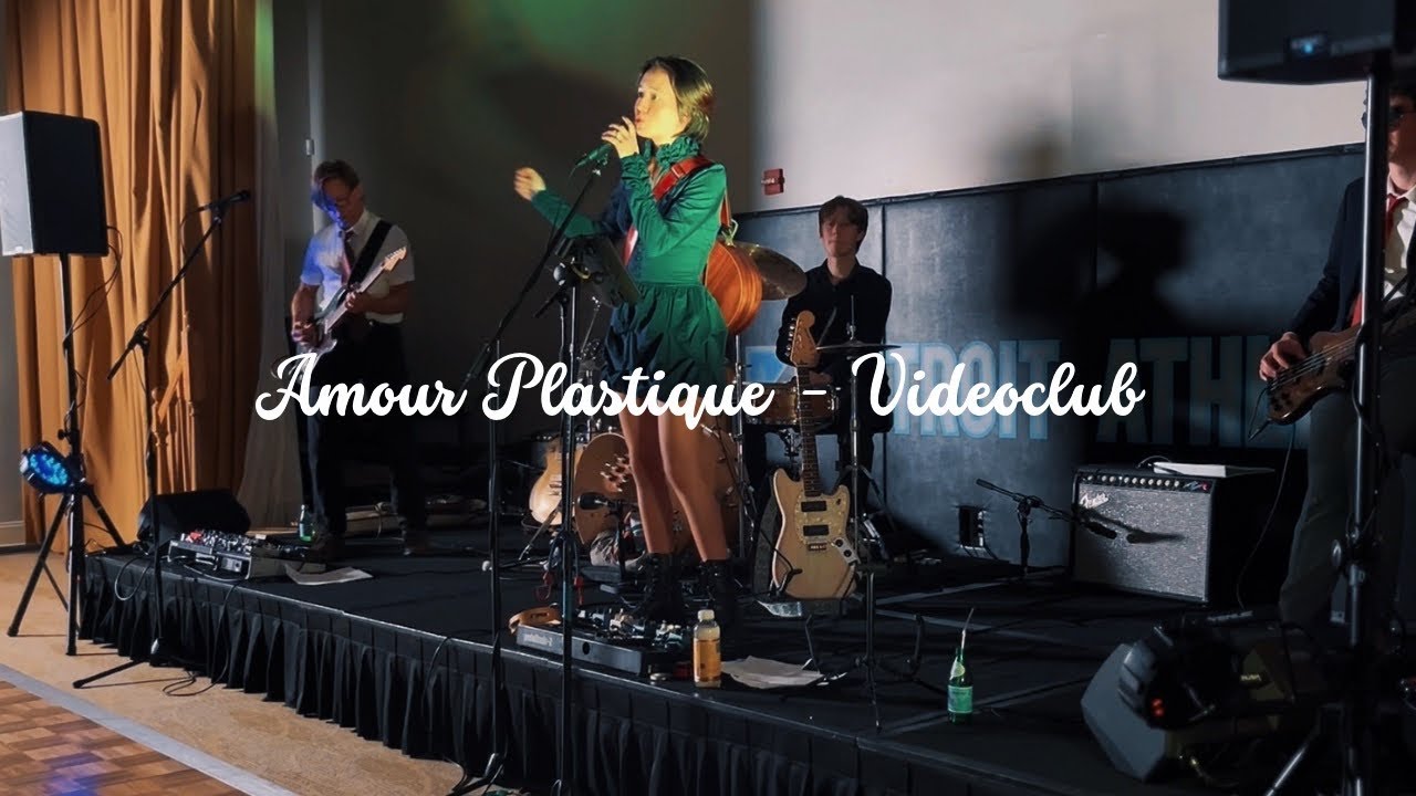 Amour Plastique - Videoclub | Full Band Cover LIVE in Detroit | Kira Blue