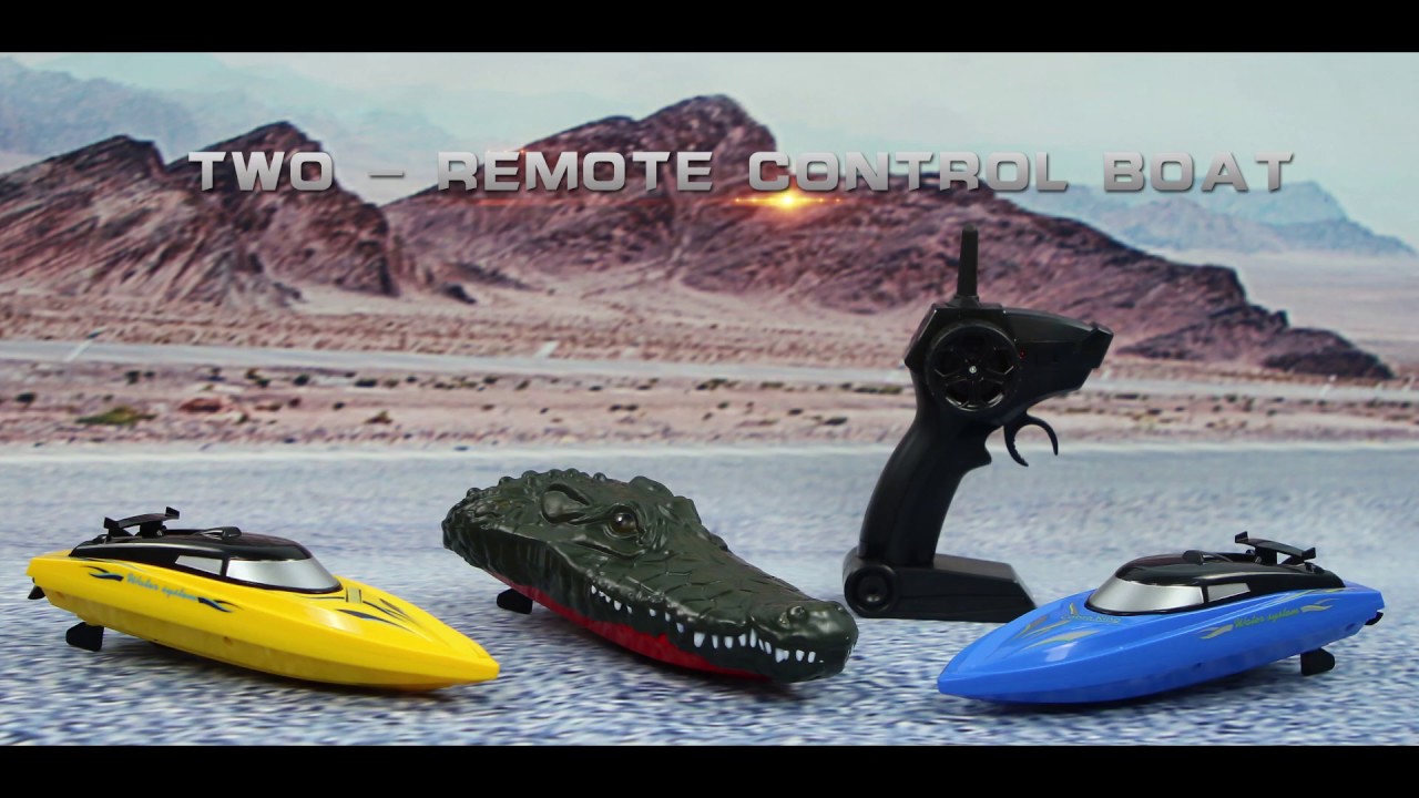 PAK TAT Remote Control Toys Alligator Head Remote Control Boat Toys