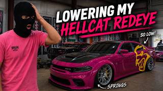 I LOWERED MY HELLCAT REDEYE! HUGE MISTAKE?
