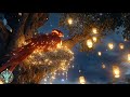 Enchanted Night Forest Sounds 🌙 Crickets, Owls & Fireflies | Sleeping Phoenix Ambience 🐦🔥