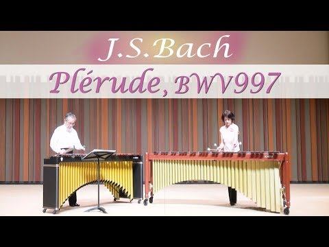 J.S.Bach "Prelude" for Lute, BWV 997 - Marimba Duo (マリンバ デュオ) リュート組曲