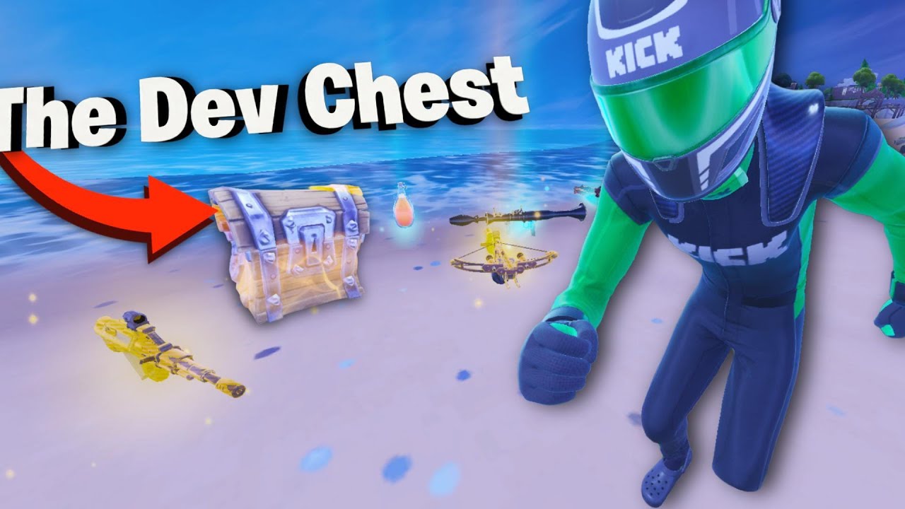 I Finally Found The Dev Chest In Fortnite - YouTube