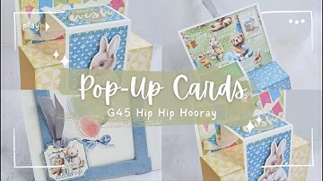 Hip Hip Hooray Pop up cards | Tutorial | Graphic45
