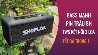 Loa Bluetooth DIY H8030 20W Bass Mạnh, TWS Kết Nối 2 Loa, Pin 8 Tiếng || Shoploa.vn - 0782910000