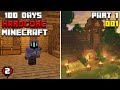 I Survived 100 Days in Hardcore Minecraft PART 1 (S2)