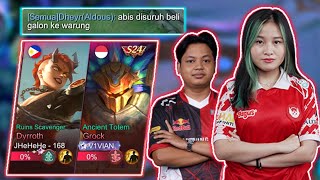 Reaksi BTR VIVIAN & EX ALTEREGO JHEHEHE Ketemu META CIKI !! Lagi Lagi Aldous AFK !! Deer Deer😭