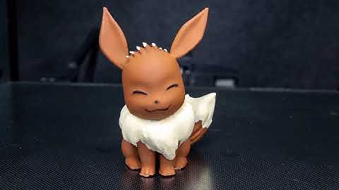 Eevee - Pokémon 3D Printing Time Lapse Series