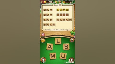 Word Collect Level 92 April 2021