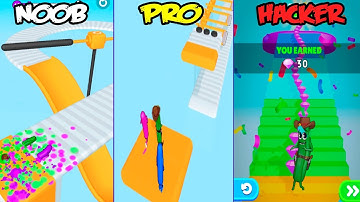 Wacky Run - NOOB vs PRO vs HACKER