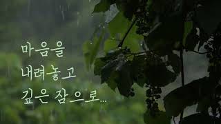#빗소리 #깊은잠  #불면증해소  #숙면  #ASMR  #3시간 #힐링 #백색소음