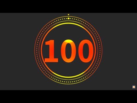 [Timer][100seconds][타이머][100초]/[카운트다운]/[그라데이션][다크그레이배경][마감소리][나머지무음]