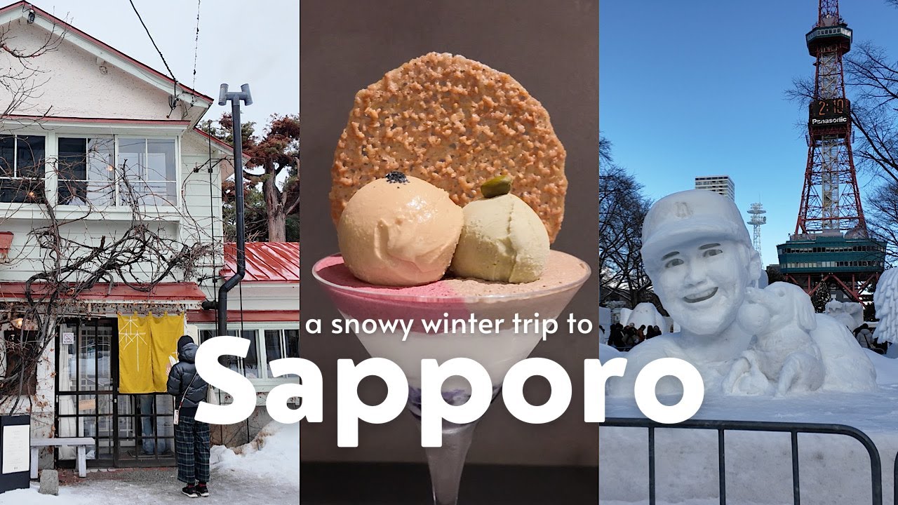 Winter in Hokkaido ❄️ 2 Days in Sapporo & Snow Festival ☃️ Japan VLOG 📸