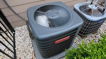 Upstairs Goodman Central Air Conditioner (Startup/Shutdown)