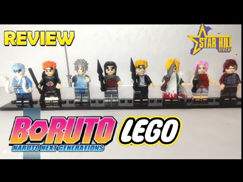 Naruto, Hinata, Akatsuki, etc Minifigures by Koruit, KOPF, WM | Unofficial Lego [PREVIEW]. 