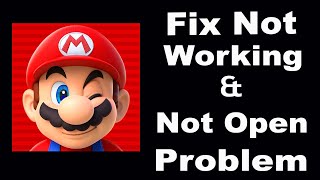 How To Fix Super Mario Run App Not Working | Super Mario Run Not Open Problem | PSA 24 screenshot 1