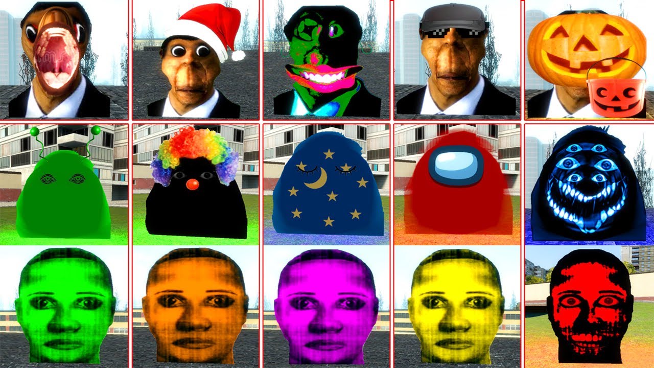 All Obunga All Obunga Family Nextbot vs Angry Munci Family vs Selene Delgado ...