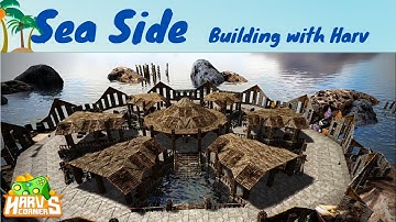 Ark Building: Sea Side Speed Build (Ragnarok, S+ Mod) Ark Survival Evolved