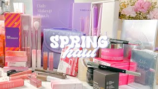 Olive Young Spring Haul 🌷 Vodana Hair Straightener, Kbeauty makeup, skincare, tools & more! 🙇🏻‍♀️