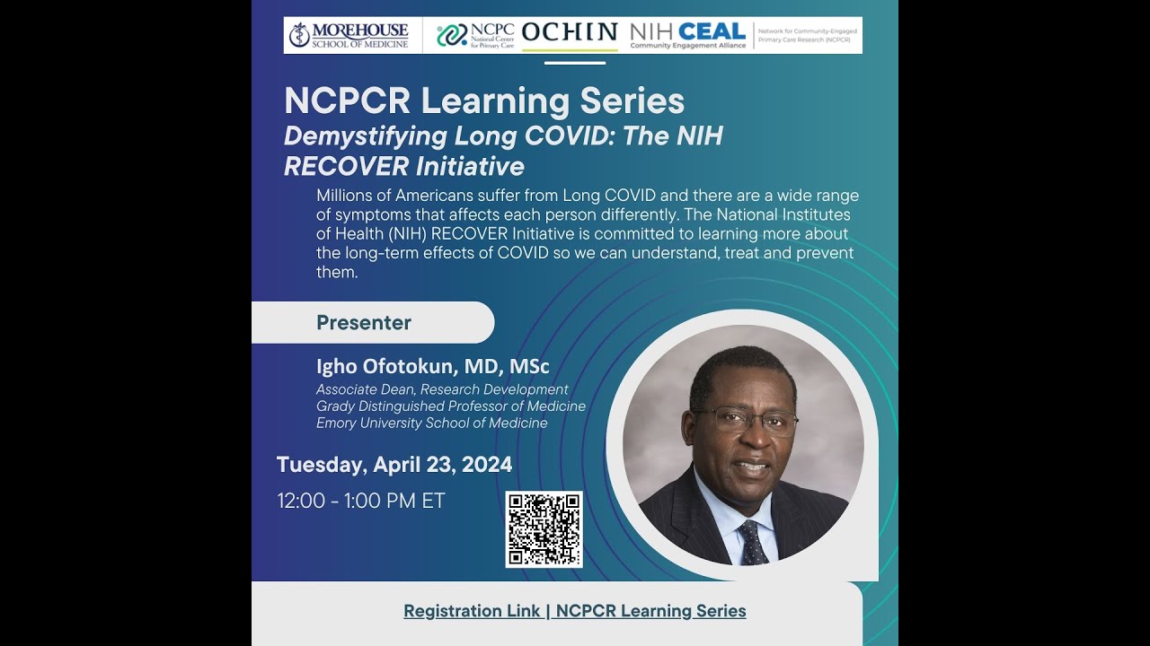 Demystifying Long COVID: The NIH RECOVER Initiative - YouTube
