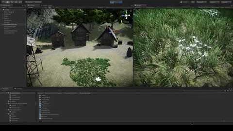 GPU frustrum culling - Instanced indirect grass/plants