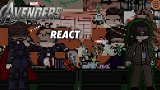 Avengers React to Loki || God Of Stories || Gacha Reaction