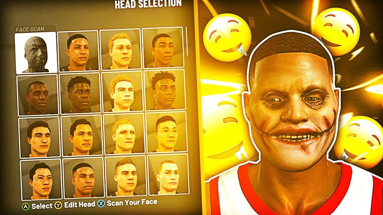 New Face Scan Glitch In Nba 2k19 Rare Face Scan Tutorial No App Needed Youtube