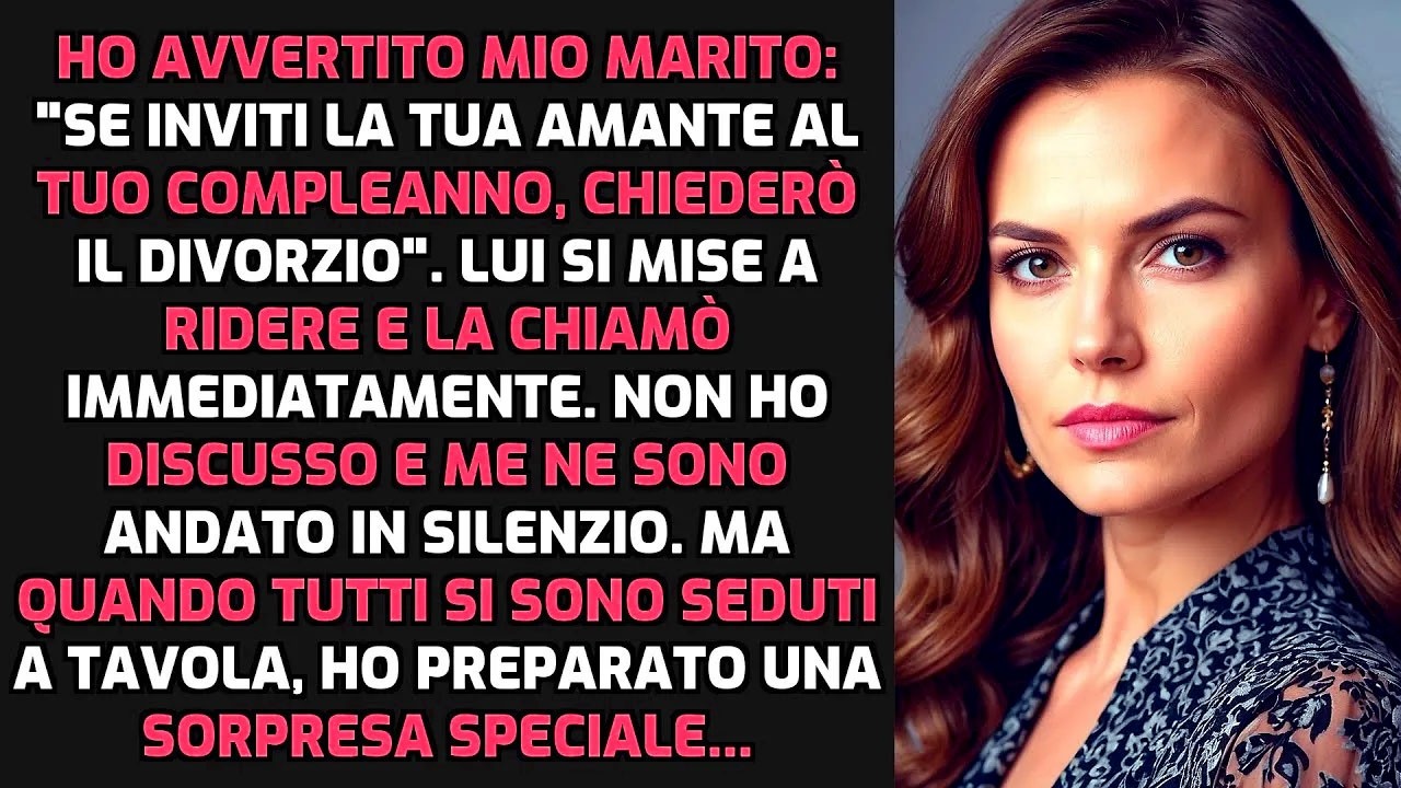 "Carol, vieni a vedere chi c'è qui!" La voce di mio marito Puch risuonò dal soggiorno, allegra come non la sentivo da mesi. Era il giorno della sua festa di compleanno, dieci giorni dopo che aveva...