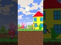 George & the Bee - Funny Moment 🐝🐷 #peppapig #peppa #mineceaft