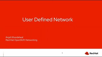 Getting Started with User-Defined Networks
