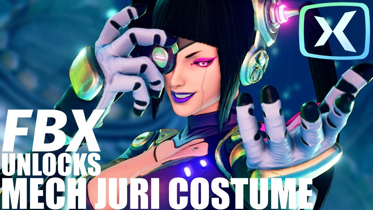 FBX UNLOCKS: Juri's Mech Costume (Street Fighter V)