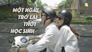 1 ngày lang thang, trở về thời học sinh của bố mẹ Xoài!!! | XOÀI FAM