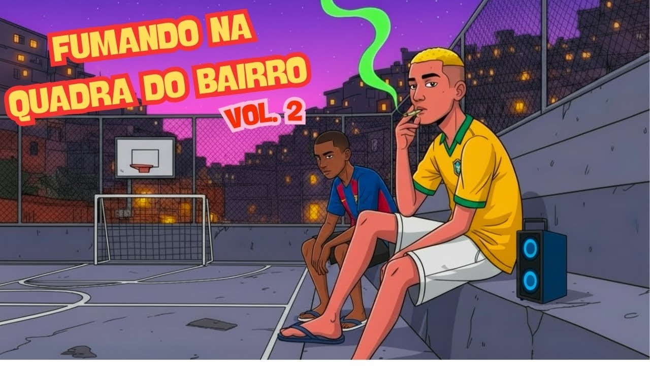 "Playlist" – Fumando na Quadra 🔥 Vol. 2 | Chill Rap • Favela Vibes • 420 Mood