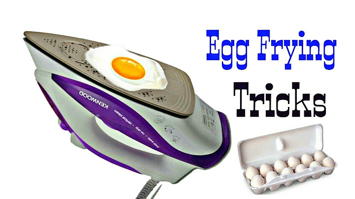 How to Fry Egg without fire/frying egg with cloth iron machine/Mr.KeenHacker