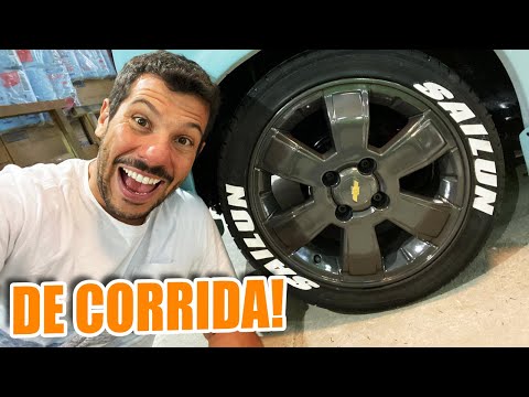 Vídeo: As letras dos pneus são brancas?