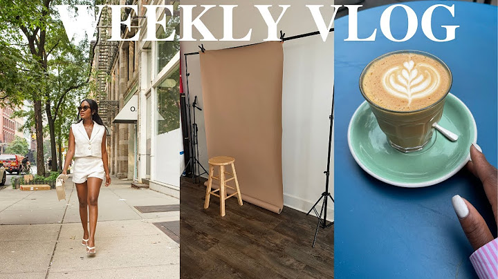WEEKLY VLOG | influencer tings, studio photo shoot & sephora haul