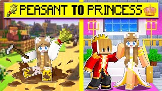 From PEASANT To PRINCESS Story In Minecraft PE! (TAGALOG)